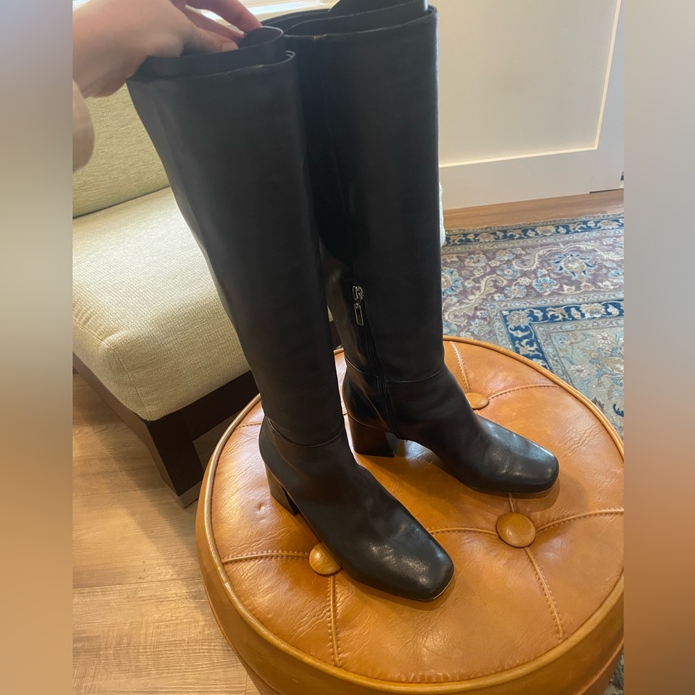 SCHUTZ Black Heeled Boots